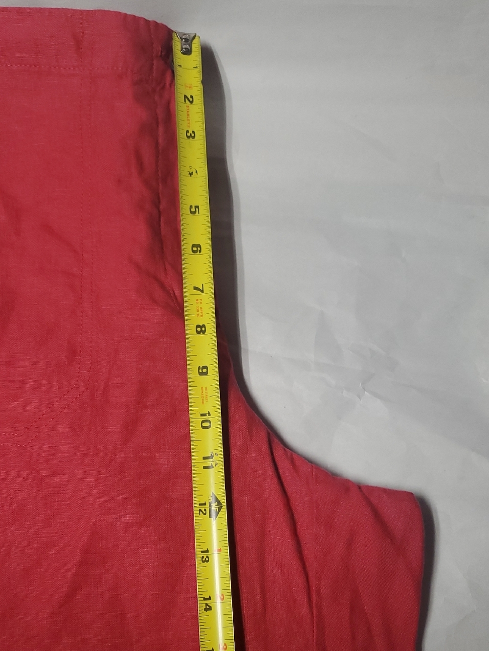 J.Jill Love Linen Wide-Leg Crop Pants Size Large Red Pink Resortwear Summer - Picture 11 of 15